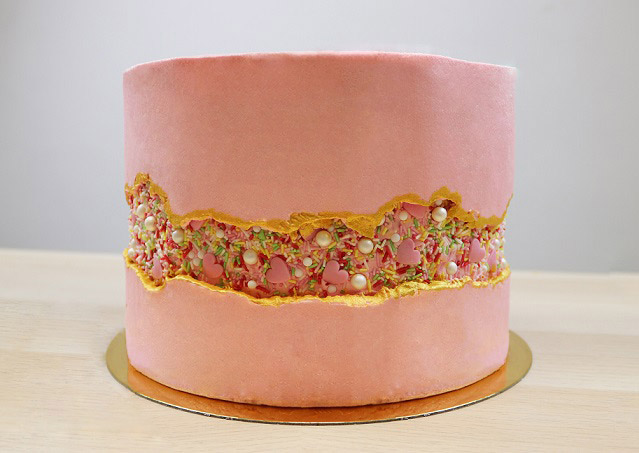 How to Make a Fault Line Cake - Baking Butterly Love