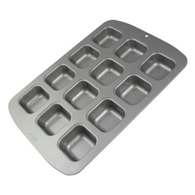 Square cake pan solid bottom 10 * 10 * 3 psq-10103 - eCakeSupply