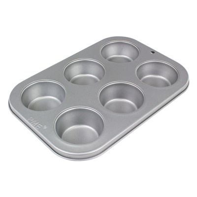 PME Mini Mini Muffin Pan-24 Cups, Non Stick Bakeware, Mini, Silver (CSB111)