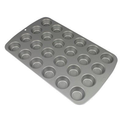 Silicone Mini Muffin Pans for Baking 24-Cup Nonstick Mini Cupcake Mold Tins