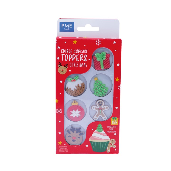 Decorating Cakes Accessories, Cupcake Topper Christmas