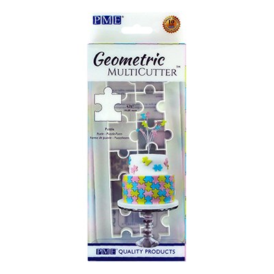 PME Fondant Geometric Multicutter-Puzzle Large GMC153