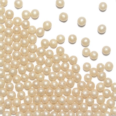 Large Sugar Pearls - White (90g / 3.17 oz)