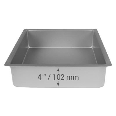 Square Cake Pan 14″ x 14″ x 3″ – Valley Cake and Candy Supplies