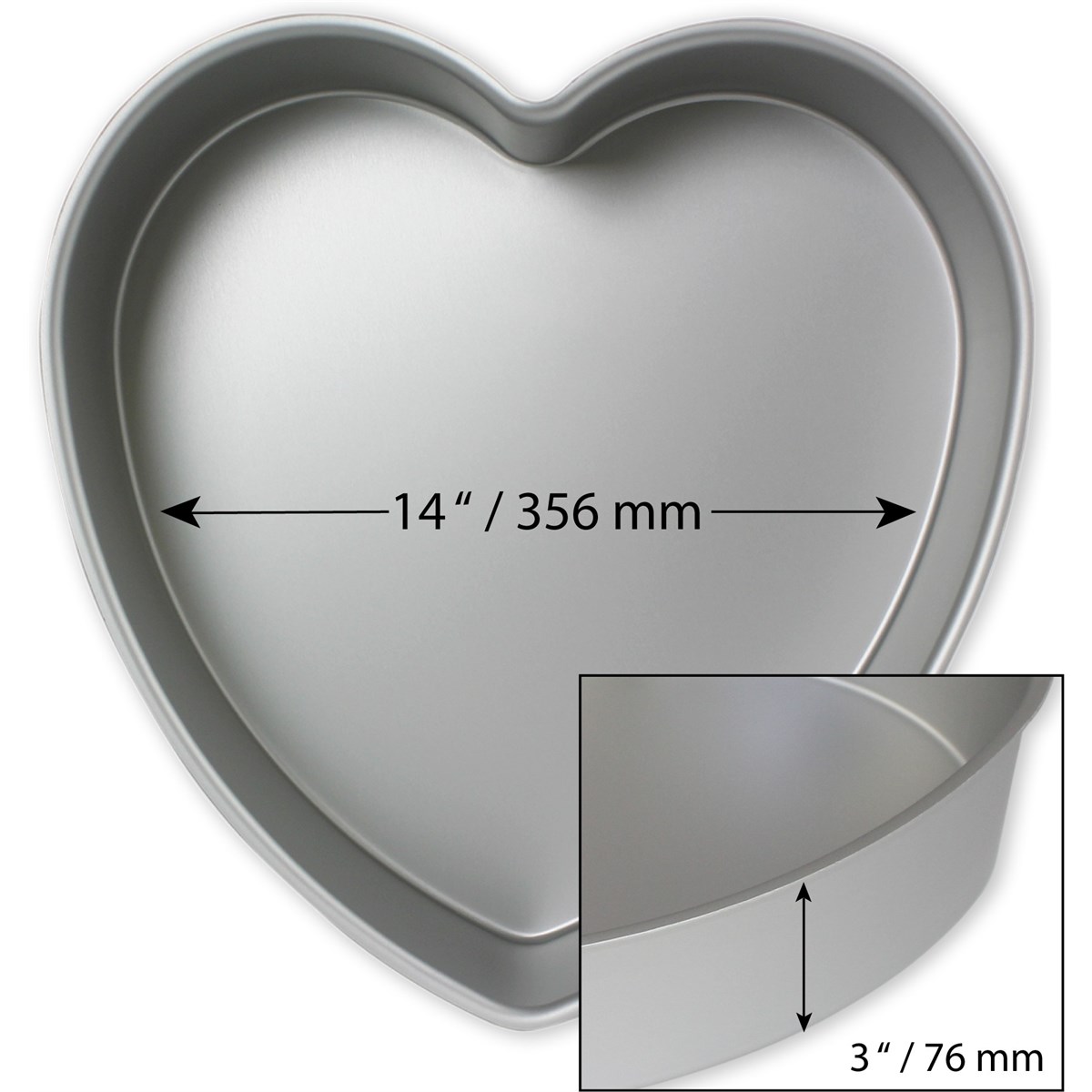 Heart 2025 shaped pan