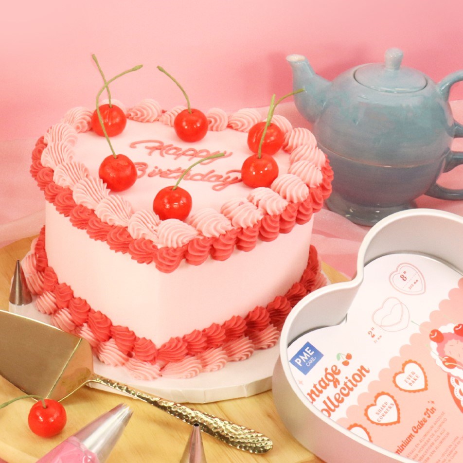 Set Of 2 Heart Shaped Cake Tins Valentines Non Stick Carbon Steel Bake Pan  Also Ideal For Cheesecake & Loafs | Minibolo, Sobremesas criativas, Bolos  de aniversário