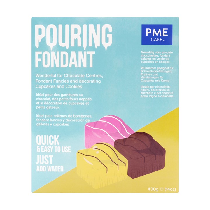 Poured Fondant Petit Fours - Sprinkle Bakes