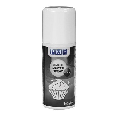 Edible Lustre Spray - Black (100ml / 3.38oz)