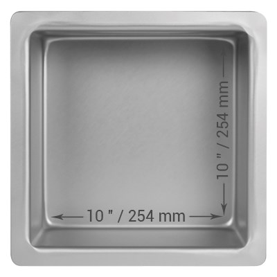 Magic Line PSQ-10102 Square Aluminum Pan 10 x 10 x 2