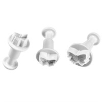 PME SF708 PME Novelty Snowflake Plunger Cutter set of 3 - 25mm 40mm